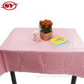 Party Printed PEVA Tablecloth with Flannel black